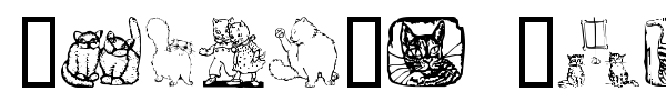 Karen's Kitties font preview